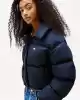 Tommy Hilfiger Kadın Lacivert Şişme Mont