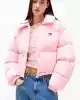 Tommy Hilfiger Kadın Pembe Şişme Mont