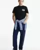Tommy Hilfiger Logolu Erkek Siyah T-Shirt