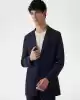 Guess Erkek Lacivert Blazer Ceket