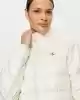 Calvin Klein Kadın Parlak Beyaz Şişme Mont