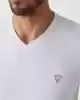 Guees Erkek Beyaz Slim Fit T-Shirt