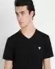 Guess Erkek Siyah Dar Fit T-Shirt