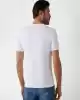 Guees Erkek Beyaz Slim Fit T-Shirt