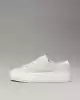 Calvin Klein Kadın Krem Logolu Sneaker