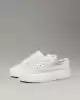 Calvin Klein Kadın Krem Logolu Sneaker