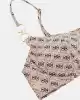 Guess Kadın Kahverengi 4G Logo Bralet Bikini Üstü