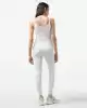 Calvin Klein Kadın Beyaz Yüksek Bel Slim Fit Tayt