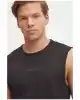 Calvin Klein Erkek Siyah Regular Fit Kolsuz T-Shirt