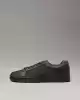 Guess  Erkek  Siyah Deri Logolu Sneaker