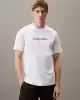 Calvin Klein Kadın  Beyaz Baskılı T-Shirt