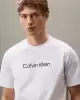 Calvin Klein Kadın  Beyaz Baskılı T-Shirt