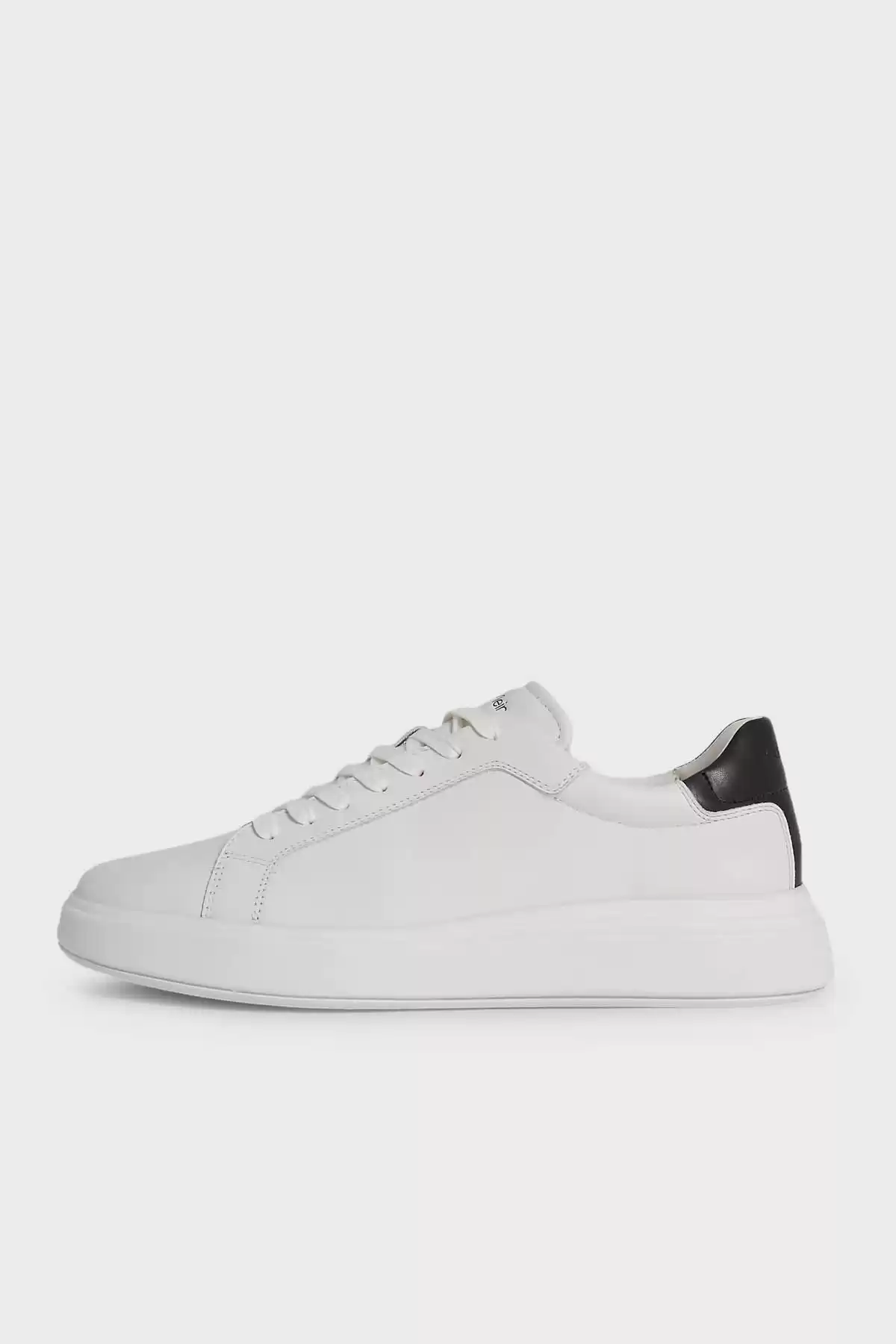 Calvin Klein Erkek   Beyaz Logolu Sneaker
