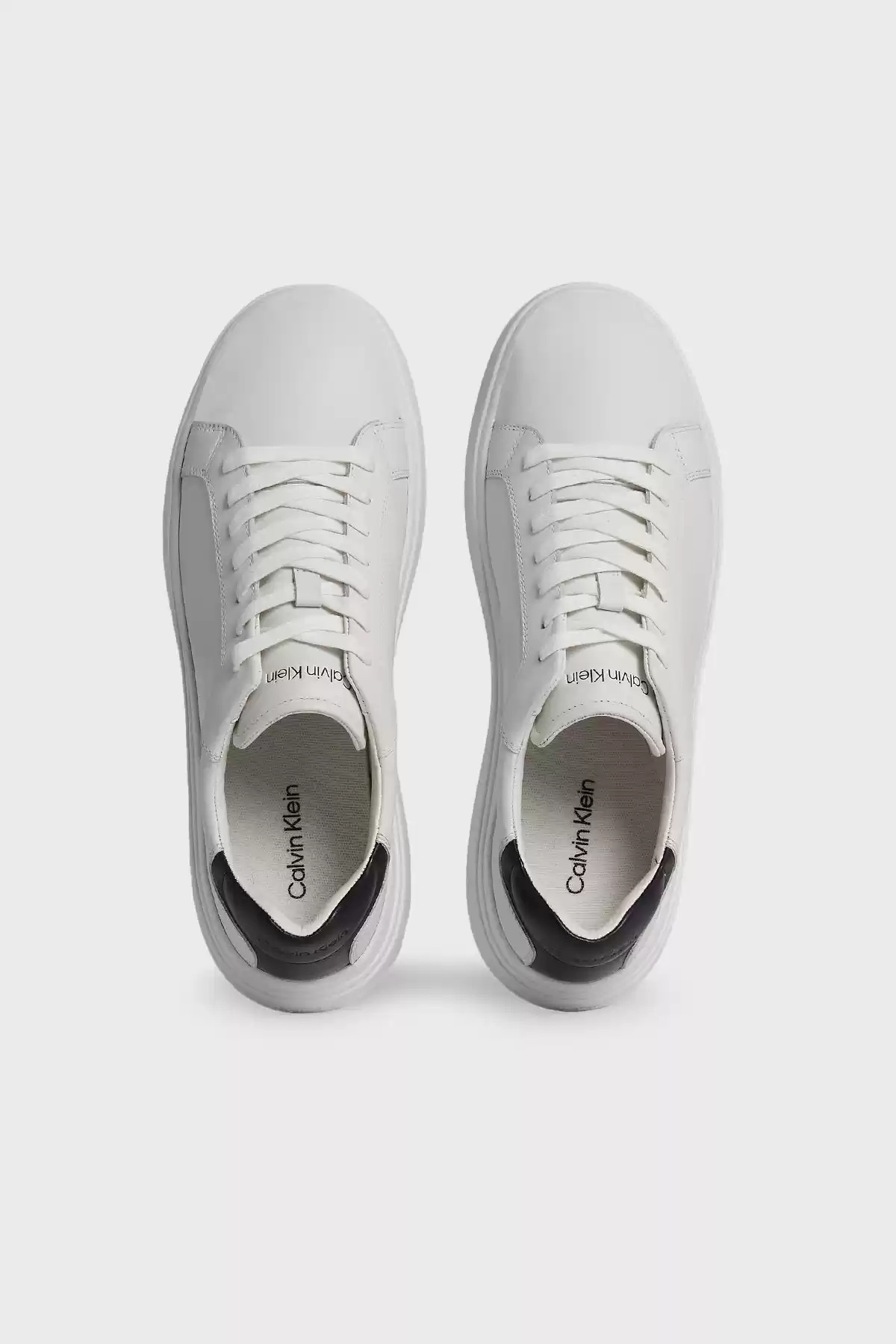 Calvin Klein Erkek   Beyaz Logolu Sneaker