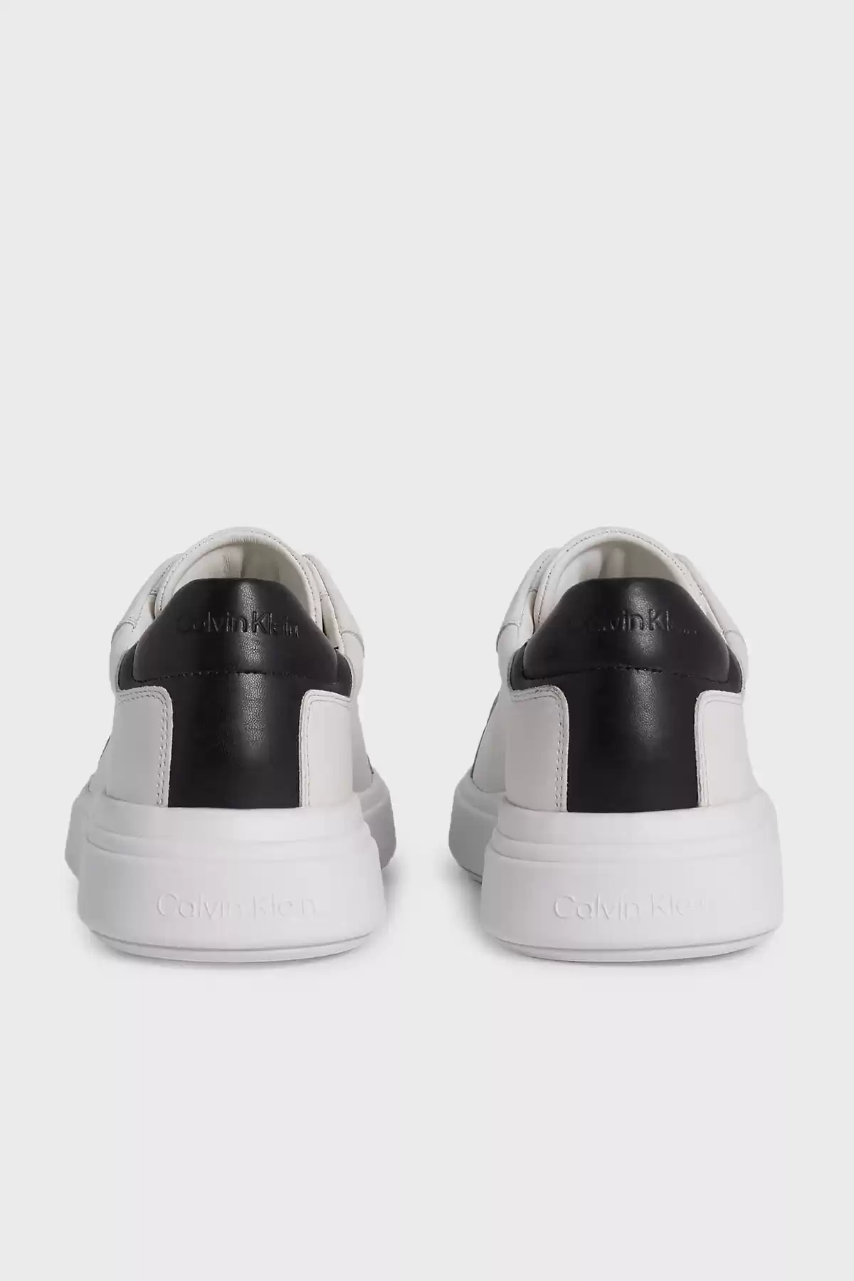 Calvin Klein Erkek   Beyaz Logolu Sneaker