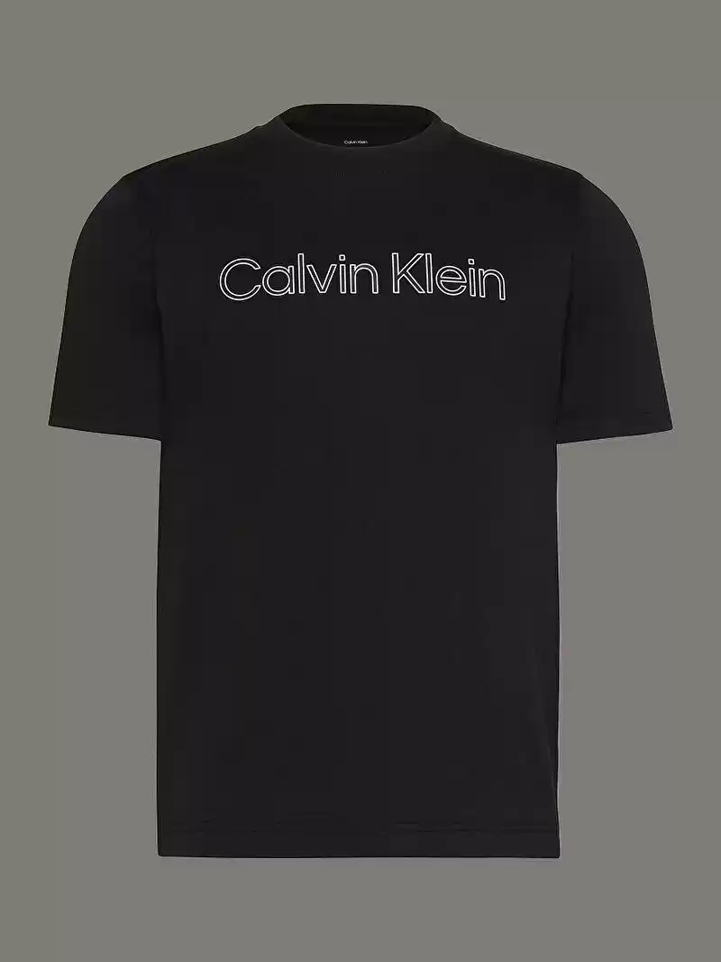 Calvin Klein  Erkek Siyah  Baakılı T-Shirt