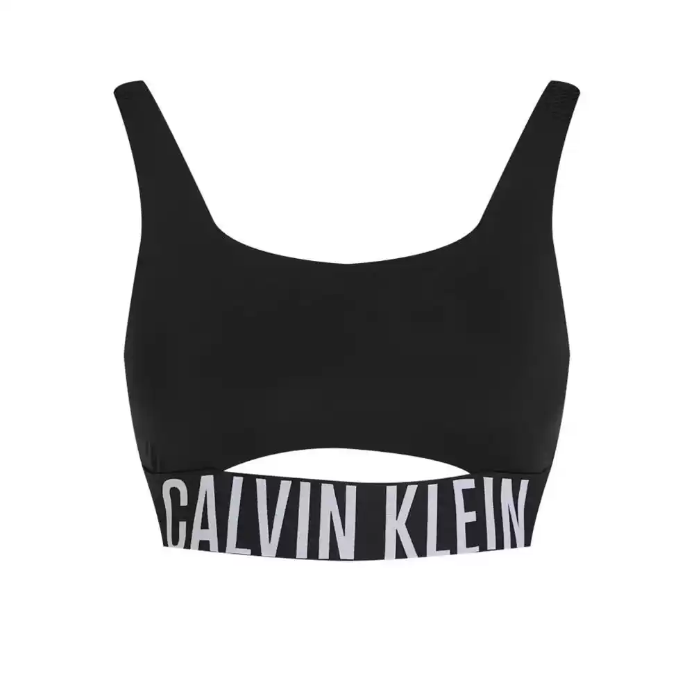 Calvin Klein Kadın  Siyah  Baskılı Büstiyer