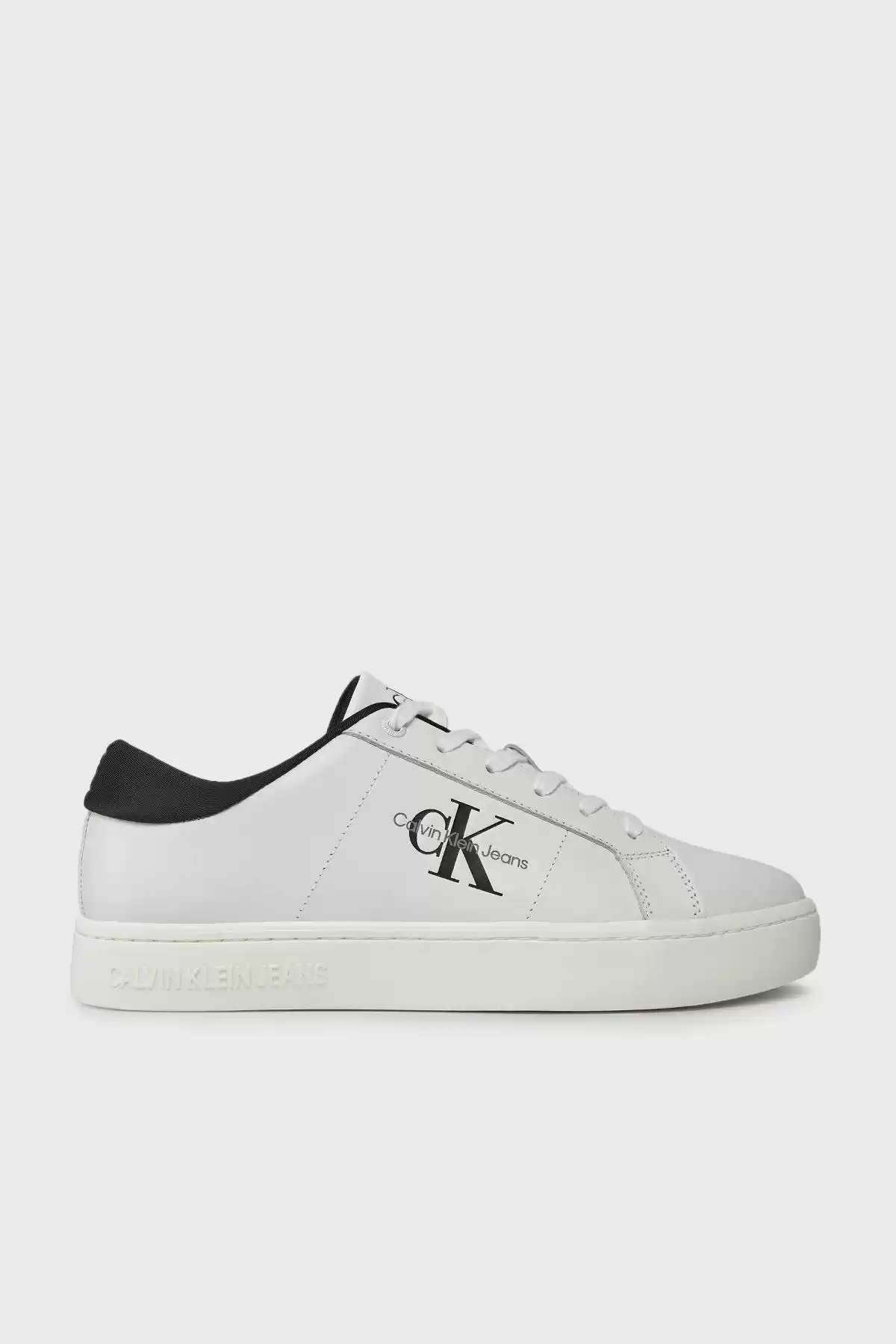 Calvin Klein Erkek  Beyaz  CK  Logolu Sneaker