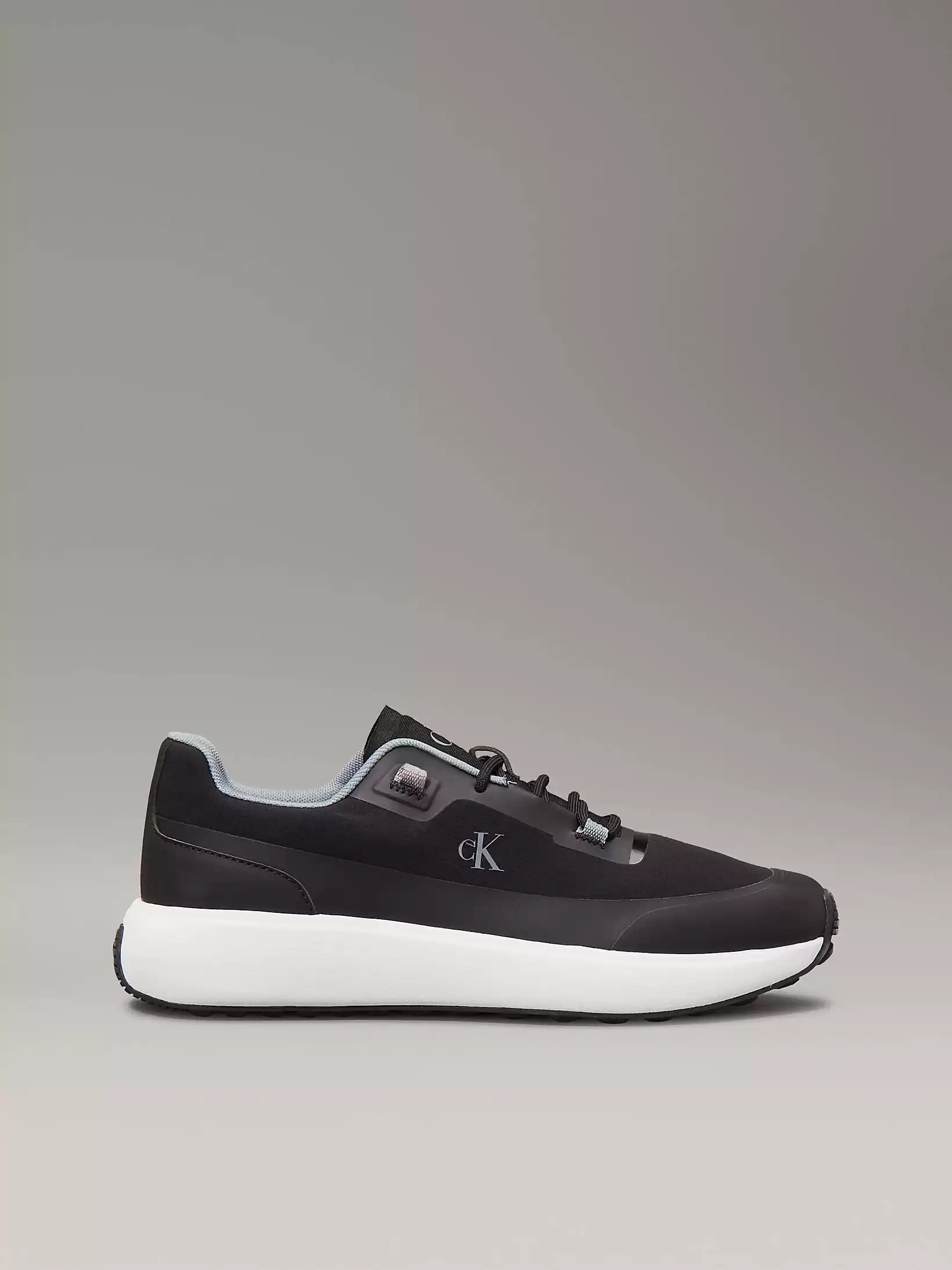 Calvin Klein Erkek  Siyah Ck Logolu Sneaker