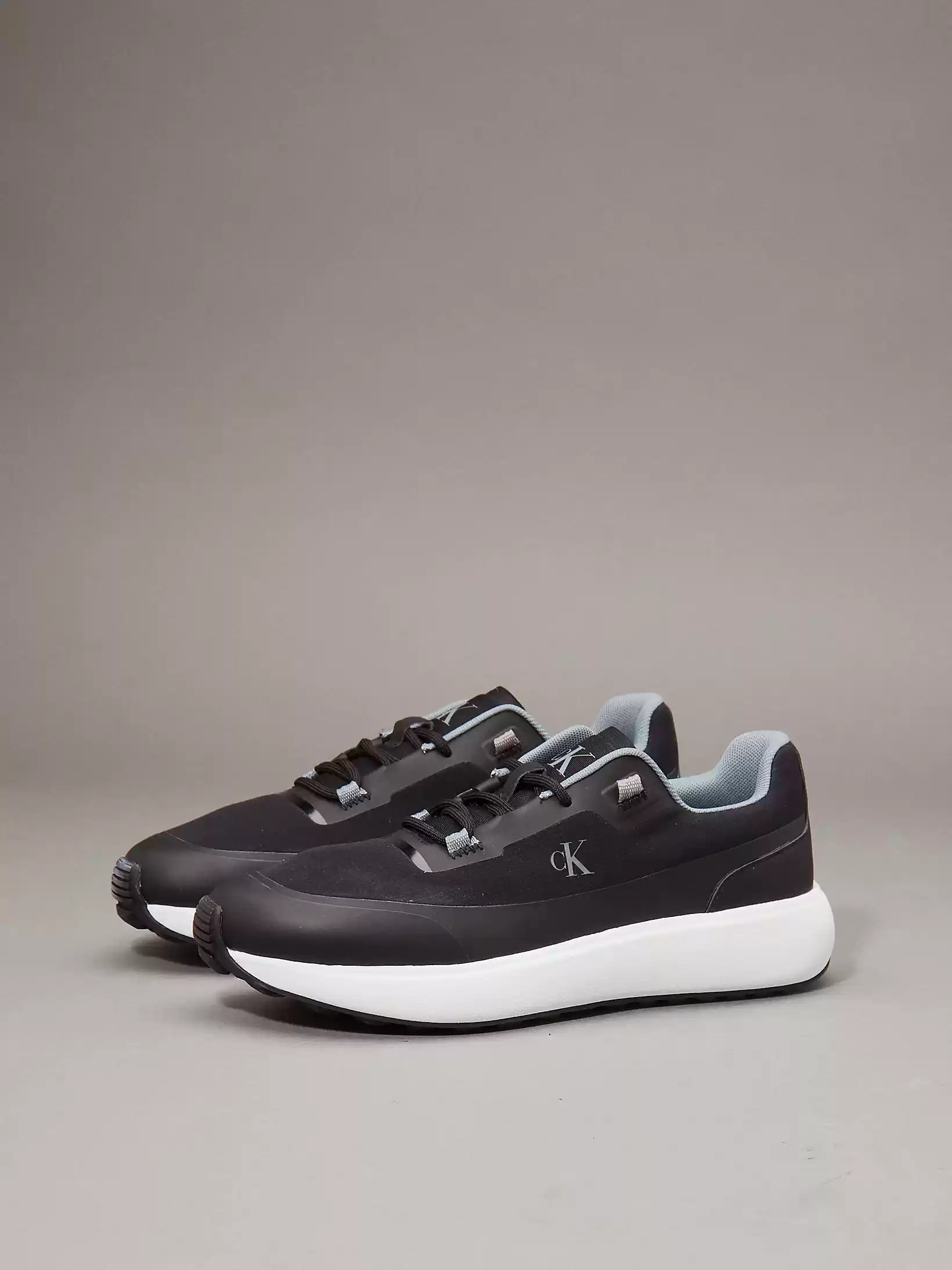 Calvin Klein Erkek  Siyah Ck Logolu Sneaker