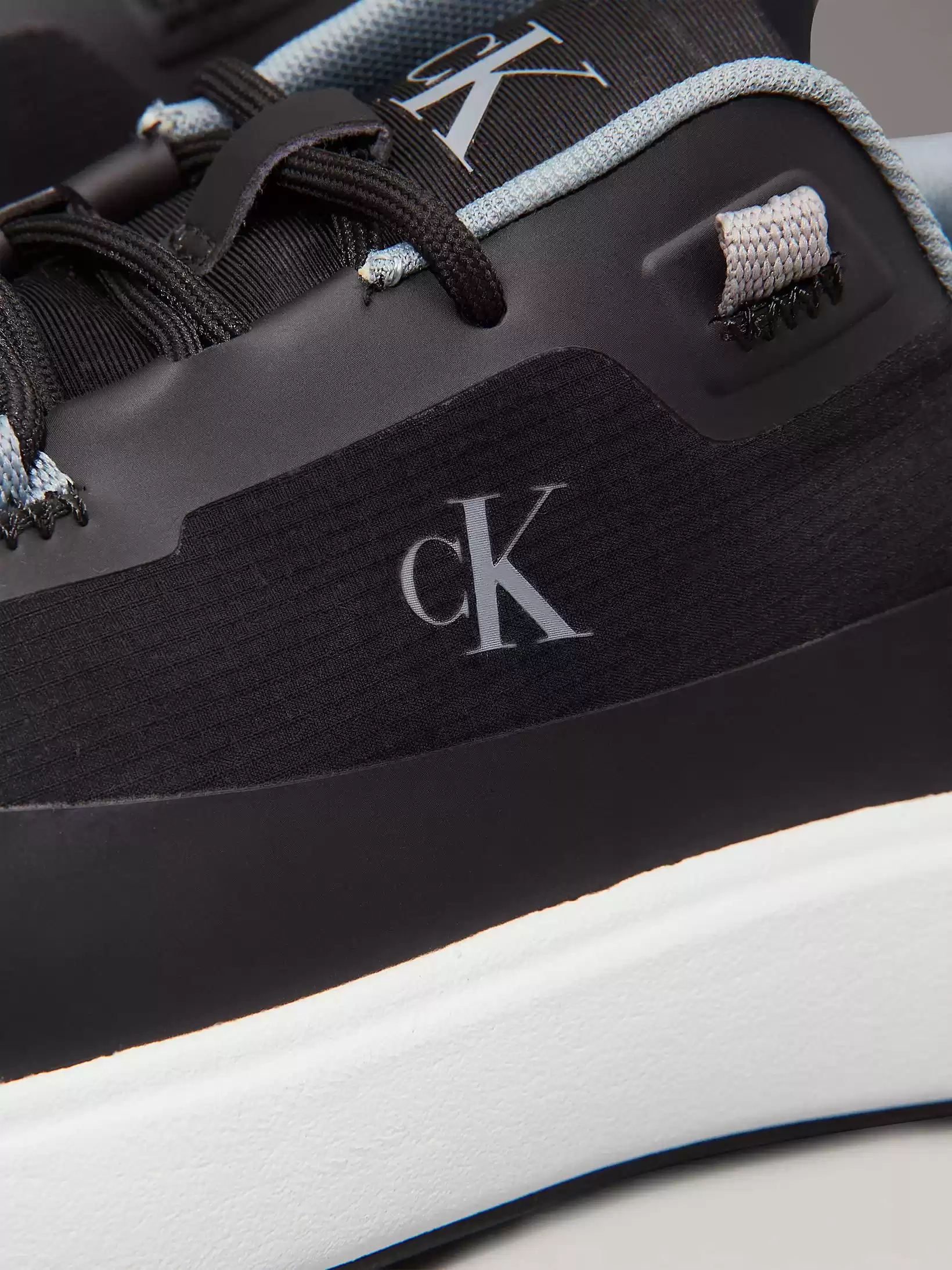 Calvin Klein Erkek  Siyah Ck Logolu Sneaker