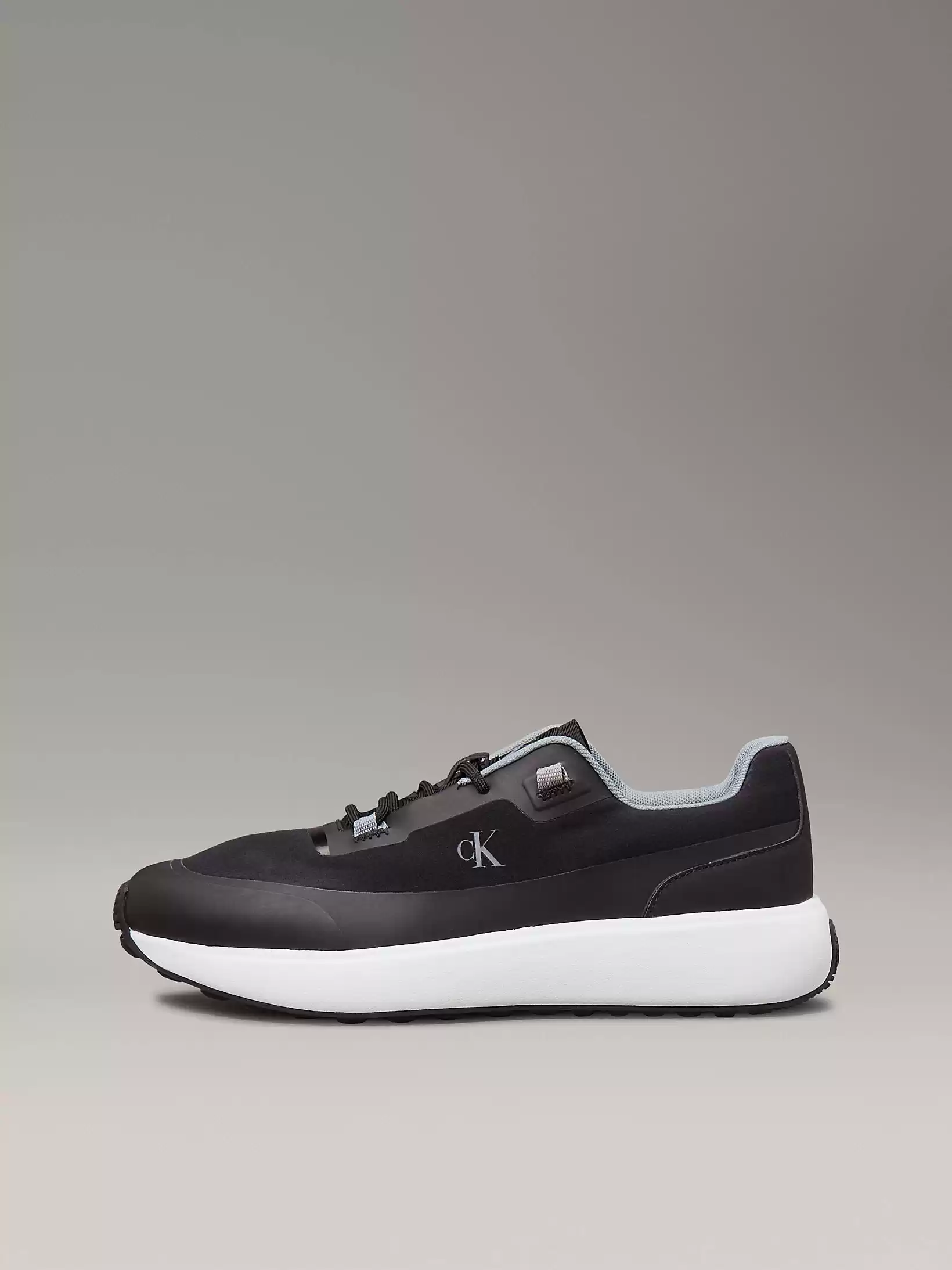 Calvin Klein Erkek  Siyah Ck Logolu Sneaker