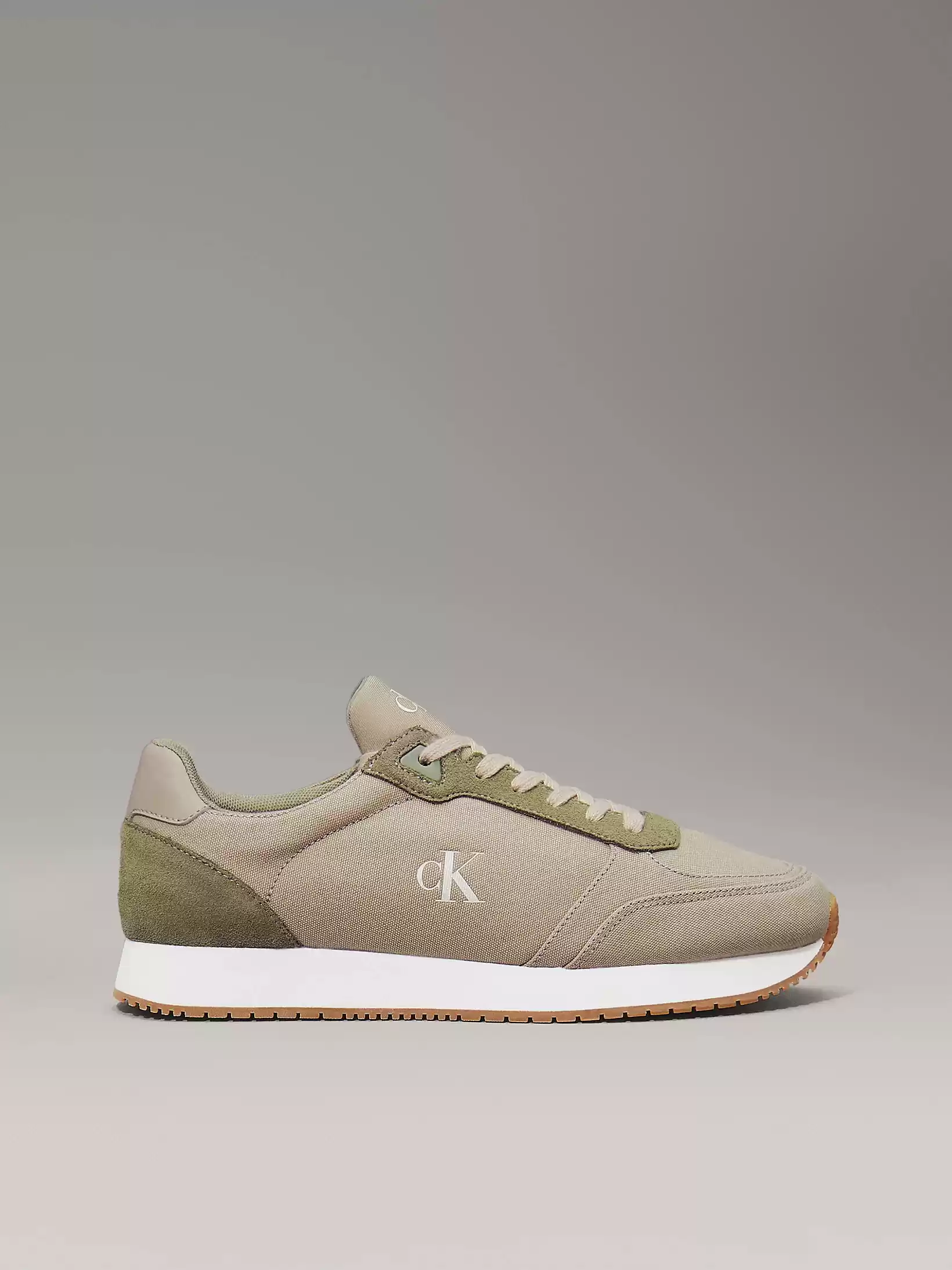 Calvin Klein  Erkek  Yeşil   Ck  Logolu Sneaker