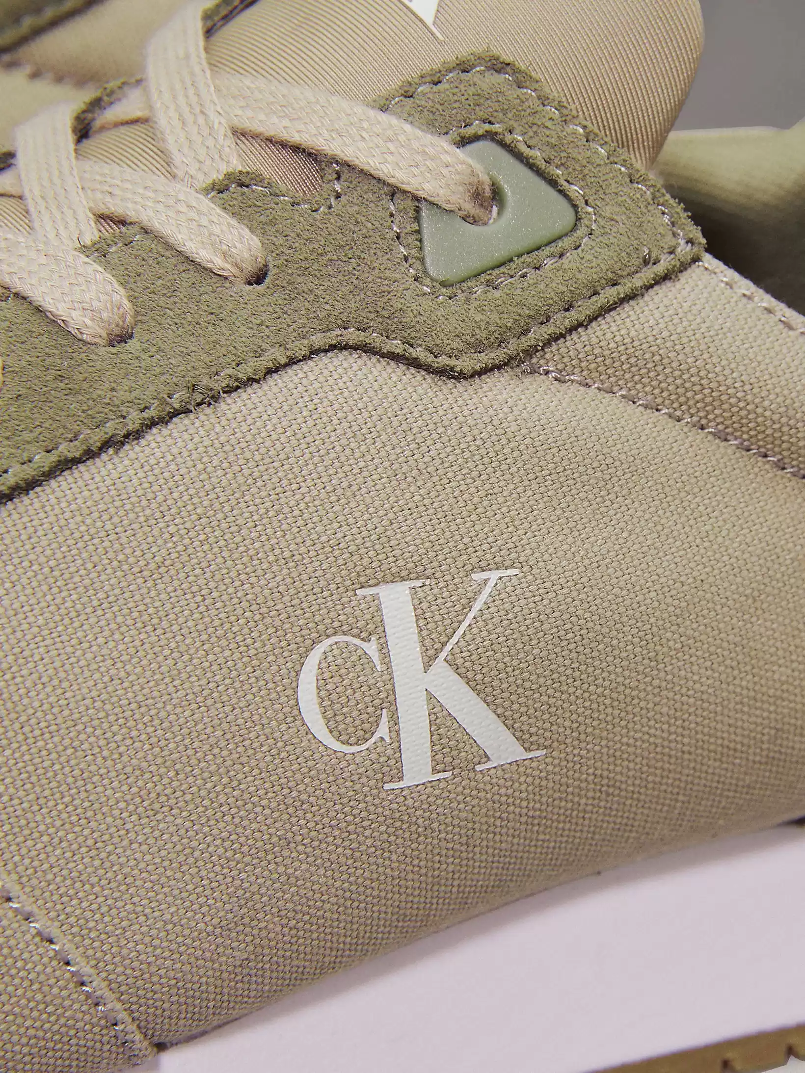 Calvin Klein  Erkek  Yeşil   Ck  Logolu Sneaker