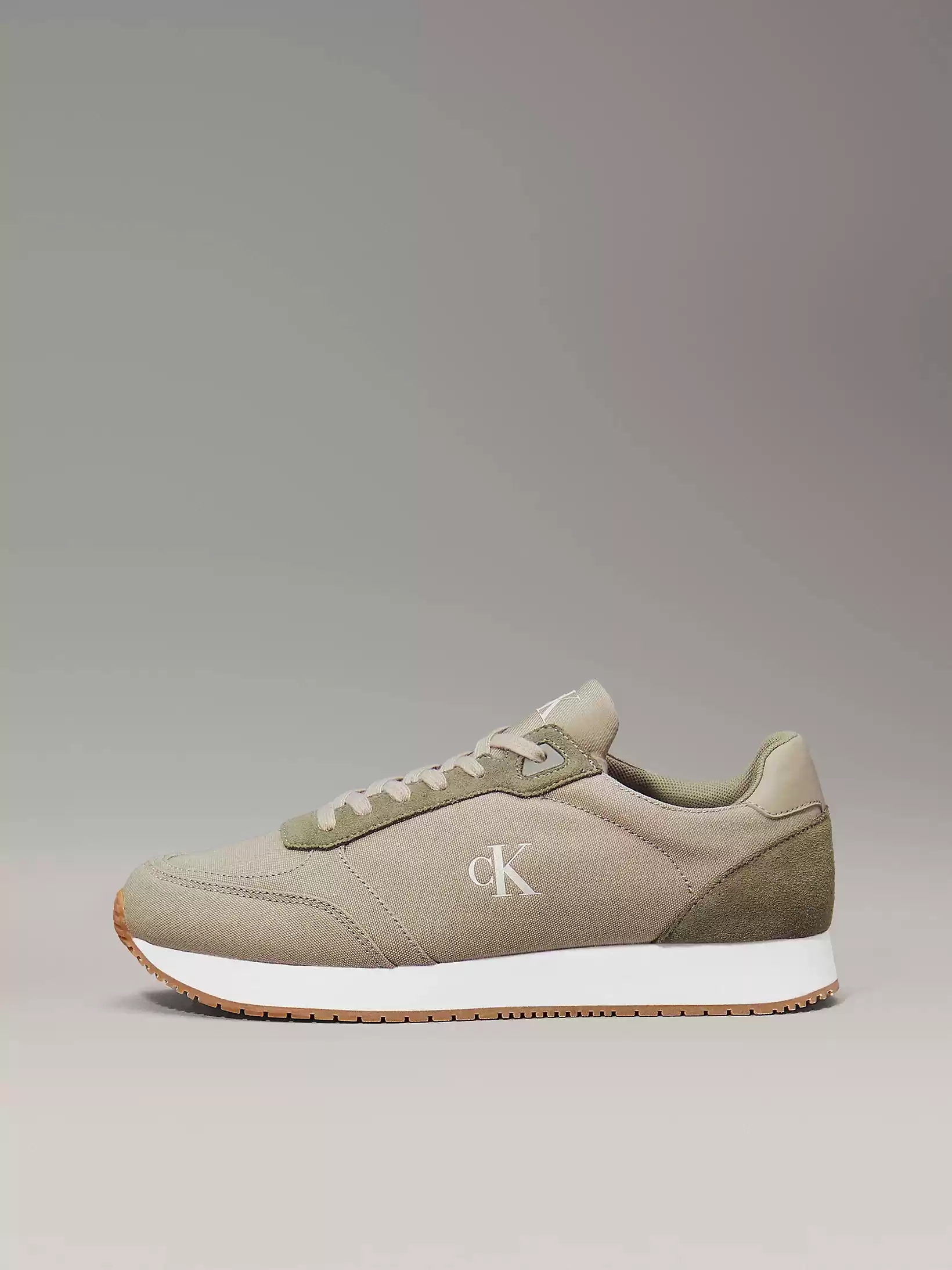 Calvin Klein  Erkek  Yeşil   Ck  Logolu Sneaker