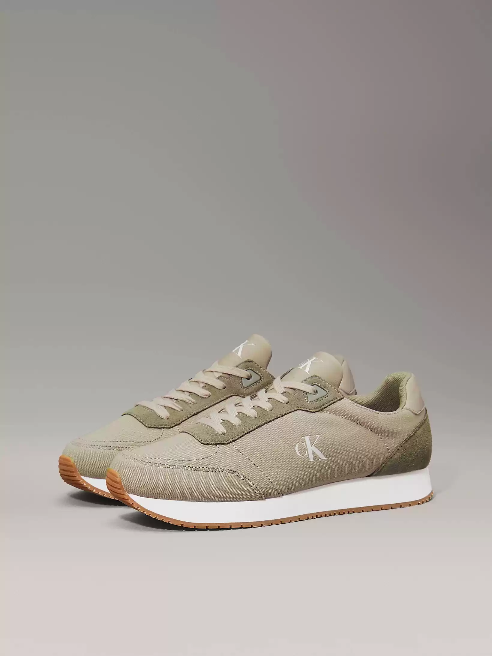 Calvin Klein  Erkek  Yeşil   Ck  Logolu Sneaker