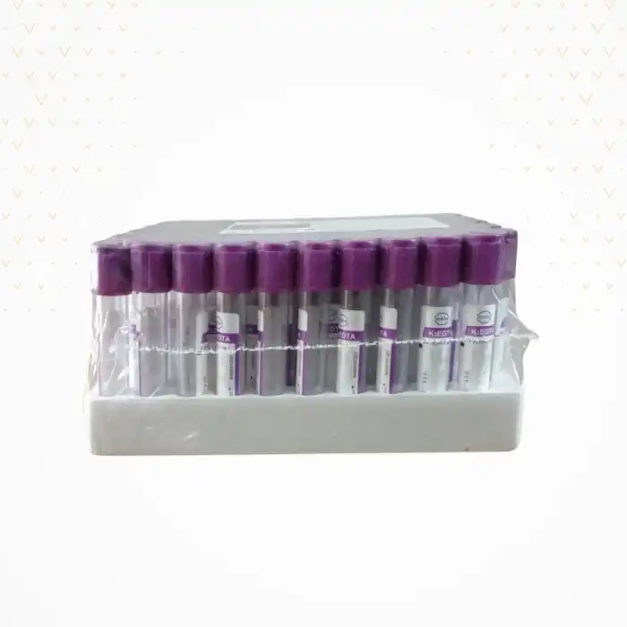 Vakumlu K3 Edtalı Tüp 3 ML (Mor Kapak) 100lü Paket
