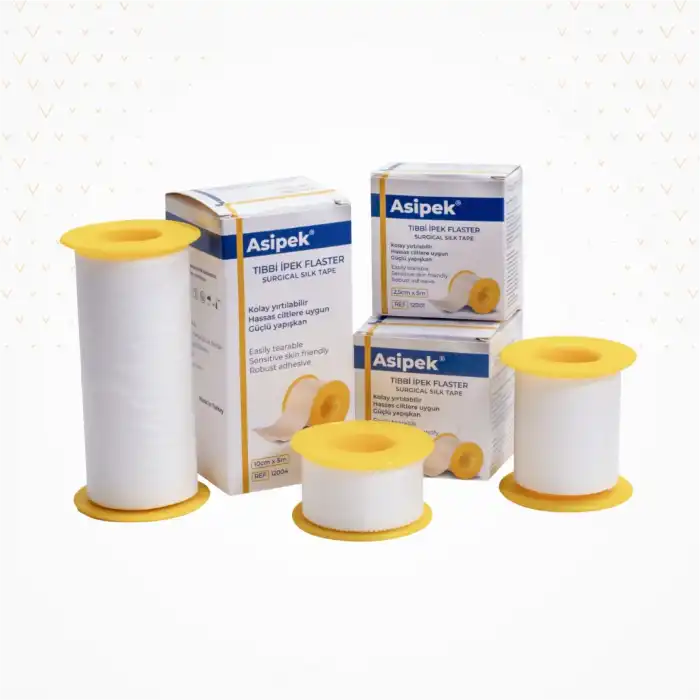 Asipek Tıbbi İpek Flaster 10cm x 5m