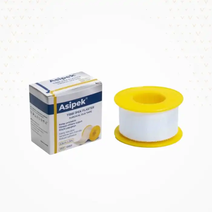 Asipek Tıbbi İpek Flaster 2,5cm x 5m