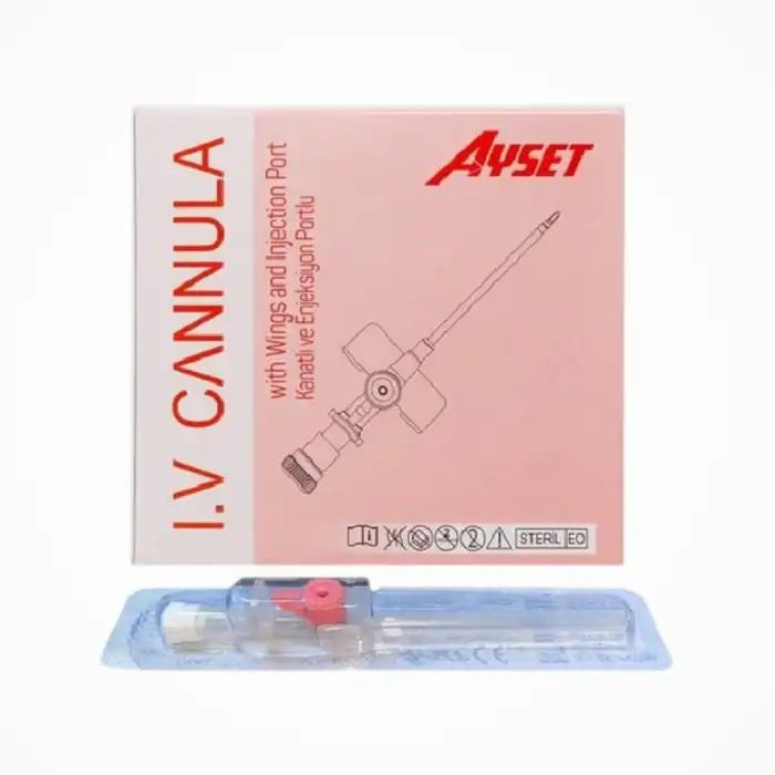 Ayset Branül (İntraket) Pembe 20G 100’lü Kutu