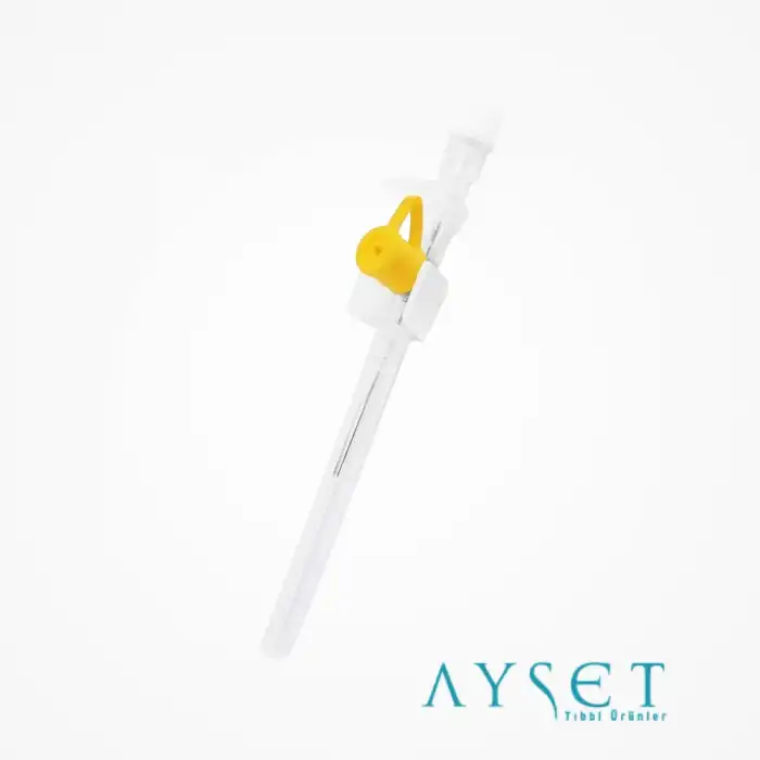 Ayset Branül (İntraket) Sarı 24G 100’lü Kutu