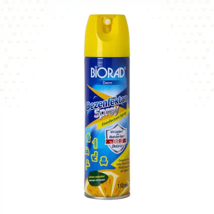 Biorad Parfümlü Dezenfektan Sprey Limon Kokulu 150ml