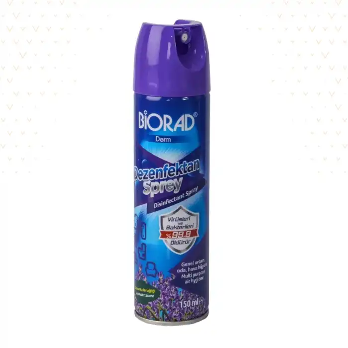 Biorad Parfümlü Dezenfektan Sprey Lavanta Kokulu 150ml
