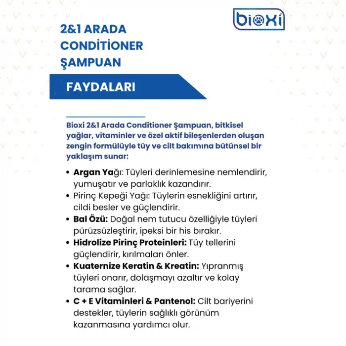 Bioxi 2 in 1 Bakım Kremi ve Şampuan 200 ml