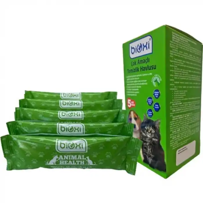 Bioxi Animal Health Çok Amaçlı Temizlik Havlusu 5li Paket