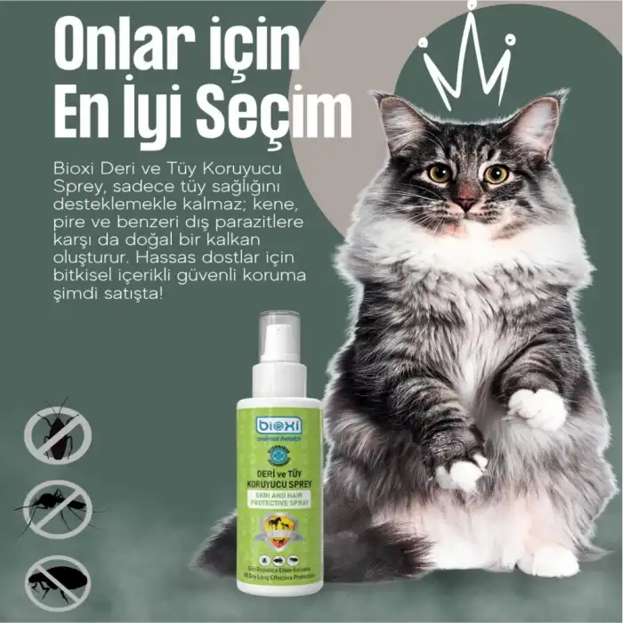 Bioxi Deri ve Tüy Koruyucu Sprey 200ml