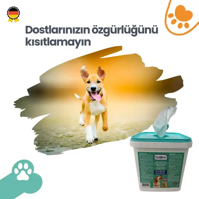 Bioxi  Evcil Hayvanlar İçin Hijyenik Ve Çok Amaçlı Temizleme Kova Mendil
