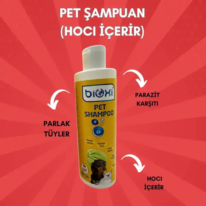 Bioxi Vegan Kedi ve Köpek Şampuanı 200ml (Shampoo)