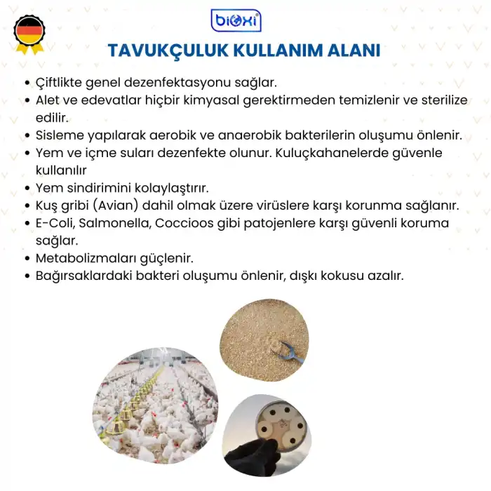 Bioxi Veteriner ve Hayvan Dezenfektanı 5 LT