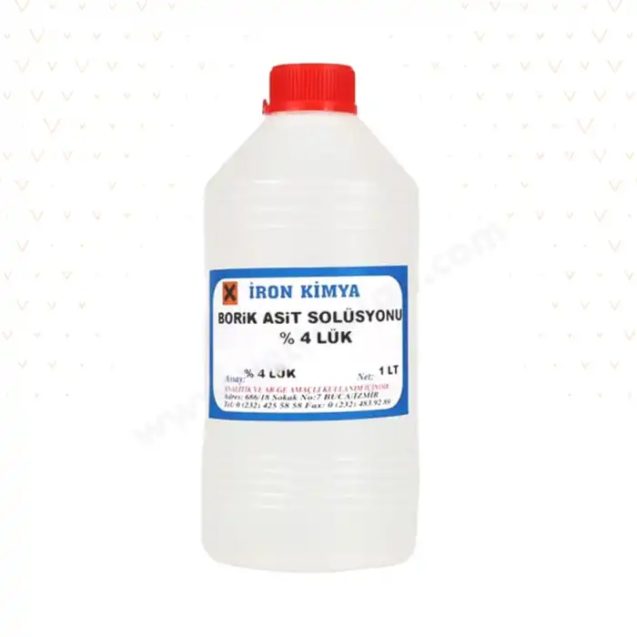 Borik Asit Solüsyonu %4 1 LT