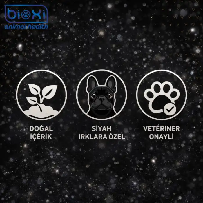 Boxi Black Shine Pure Shampoo (Kedi & Köpek Siyah Tüyler İçin Şampuanı) 200 ml