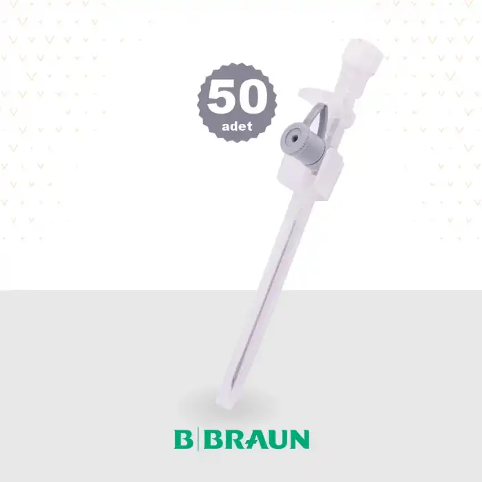 Braun Vasofix Branül (İntraket) Gri (16G) 50li Kutu