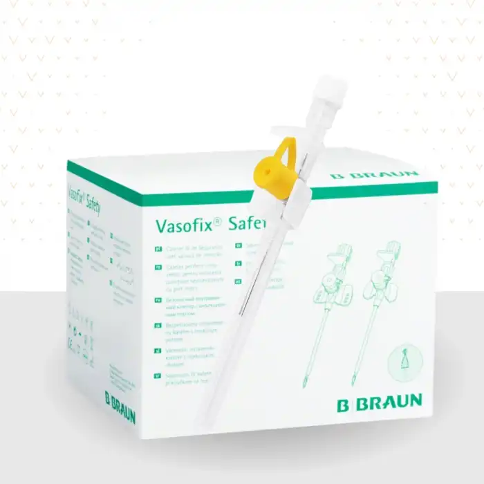 Braun Vasofix Branül (İntraket) Sarı (24G) 50li Kutu