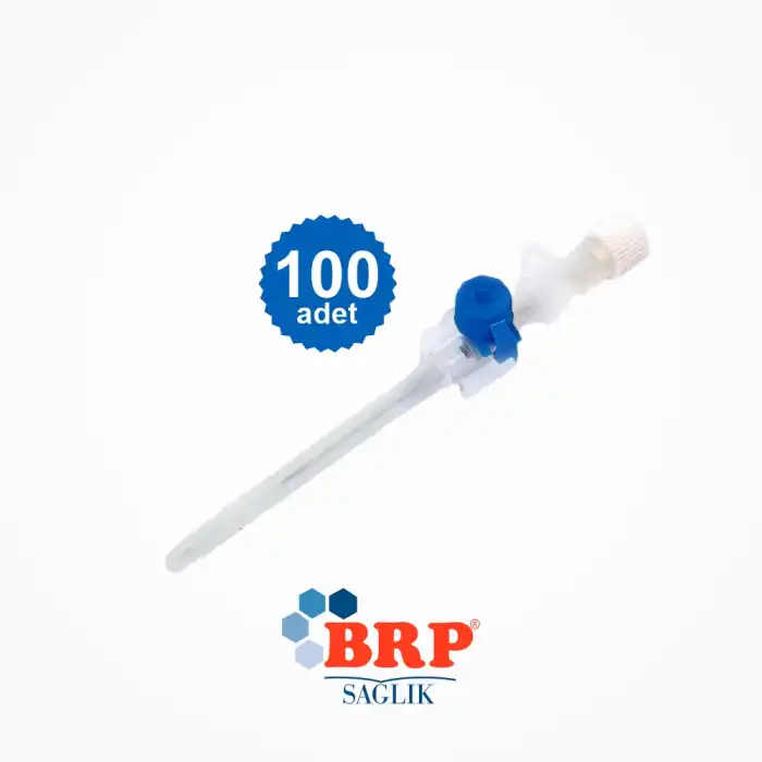 BRP Branül (İntraket) Mavi 22G 100 lü Kutu