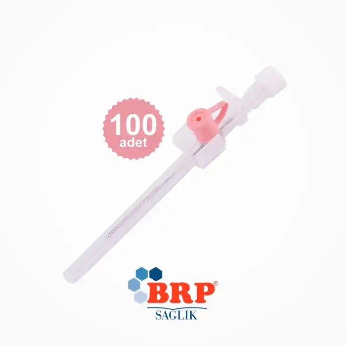 BRP Branül (İntraket) Pembe 20G 100 lü Kutu