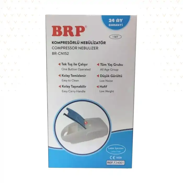 BRP Kompresörlü Nebülizatör Kapaklı